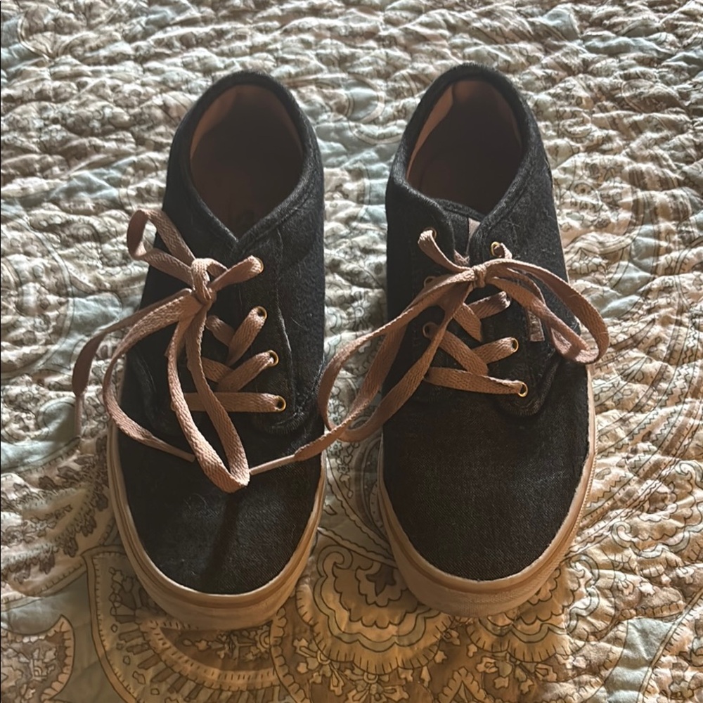 Vans Black and Pink Sneakers